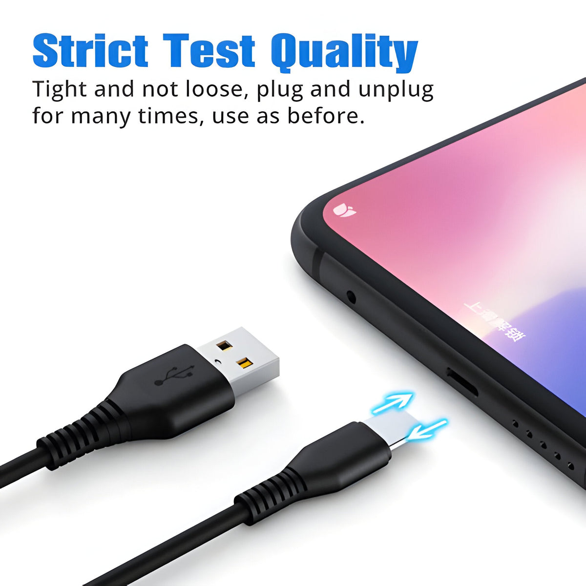 Belro 2-in-1 charging cable with multiple USB ports for electronic devices, shown connected to various gadgets.