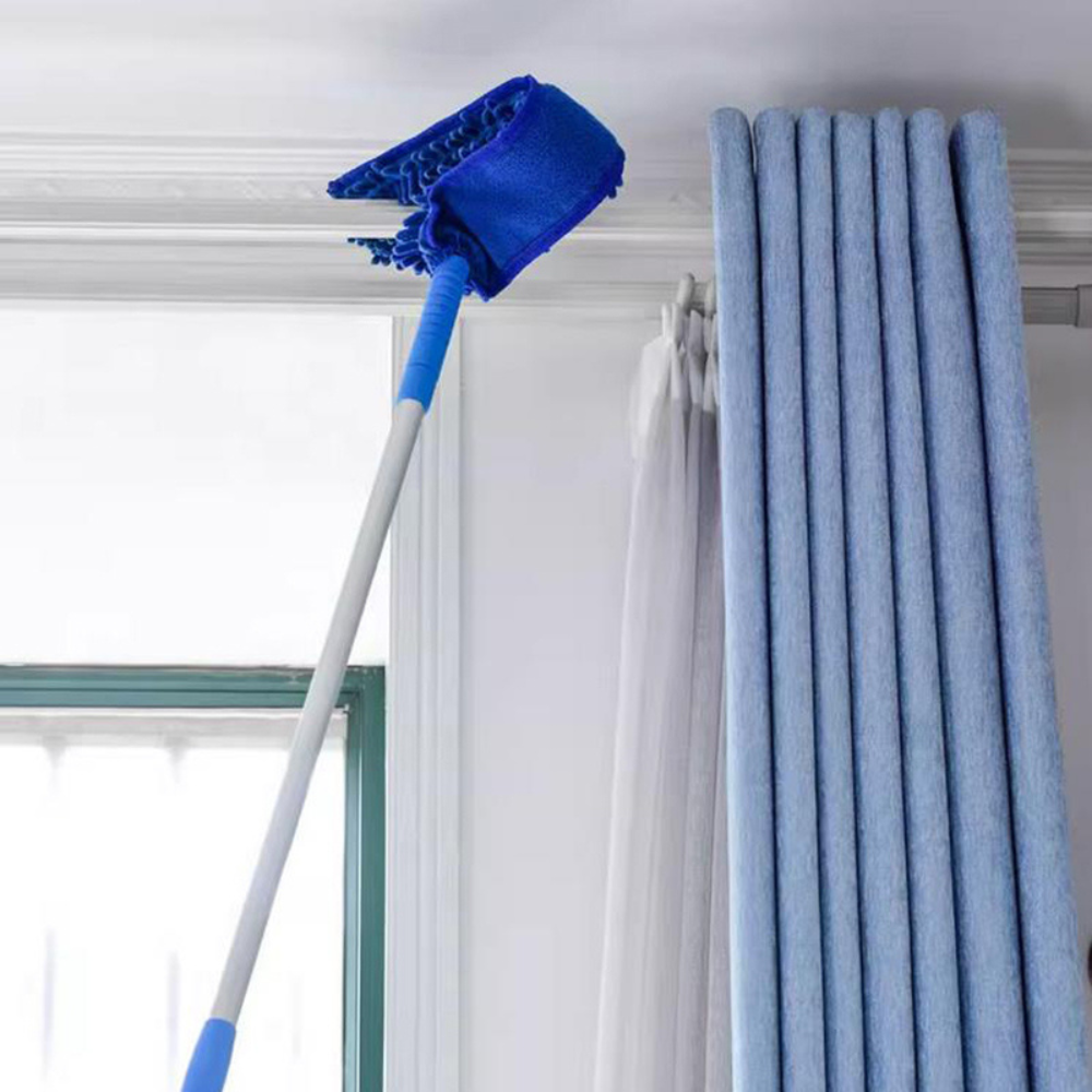 Belro flexible extendable microfiber ceiling fan duster with high reach for outdoor cleaning in home and garden spaces.