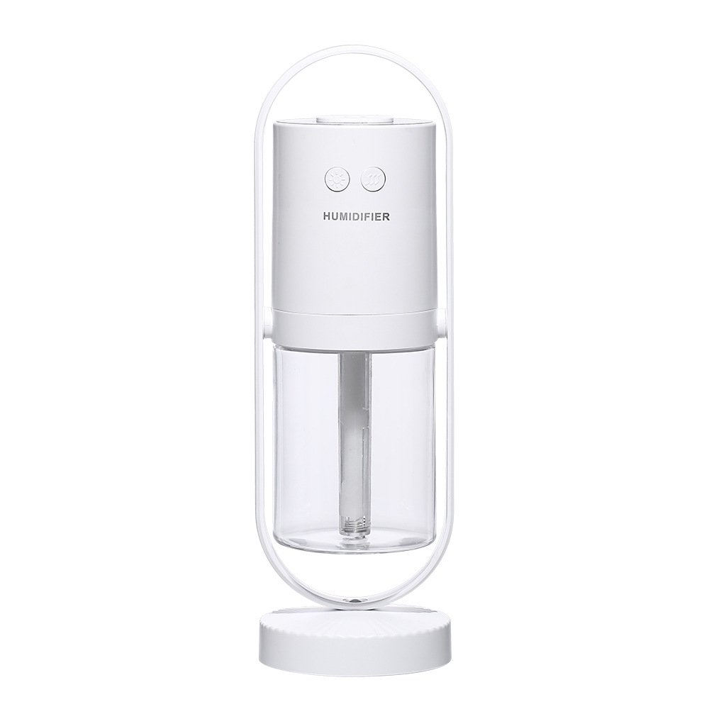Belro Magic Shadow USB Air Humidifier in black, compact shape, designed for health and beauty use, with misting function visible.