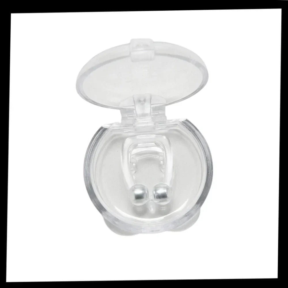 Belro nose plug for snoring relief, designed to improve sleep by reducing nasal airflow obstruction.