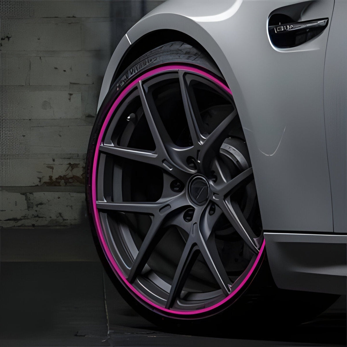 Belro Pro Wheel Rim Protector for outdoor use, shown installed on a vehicle wheel rim, made of durable material for protection.