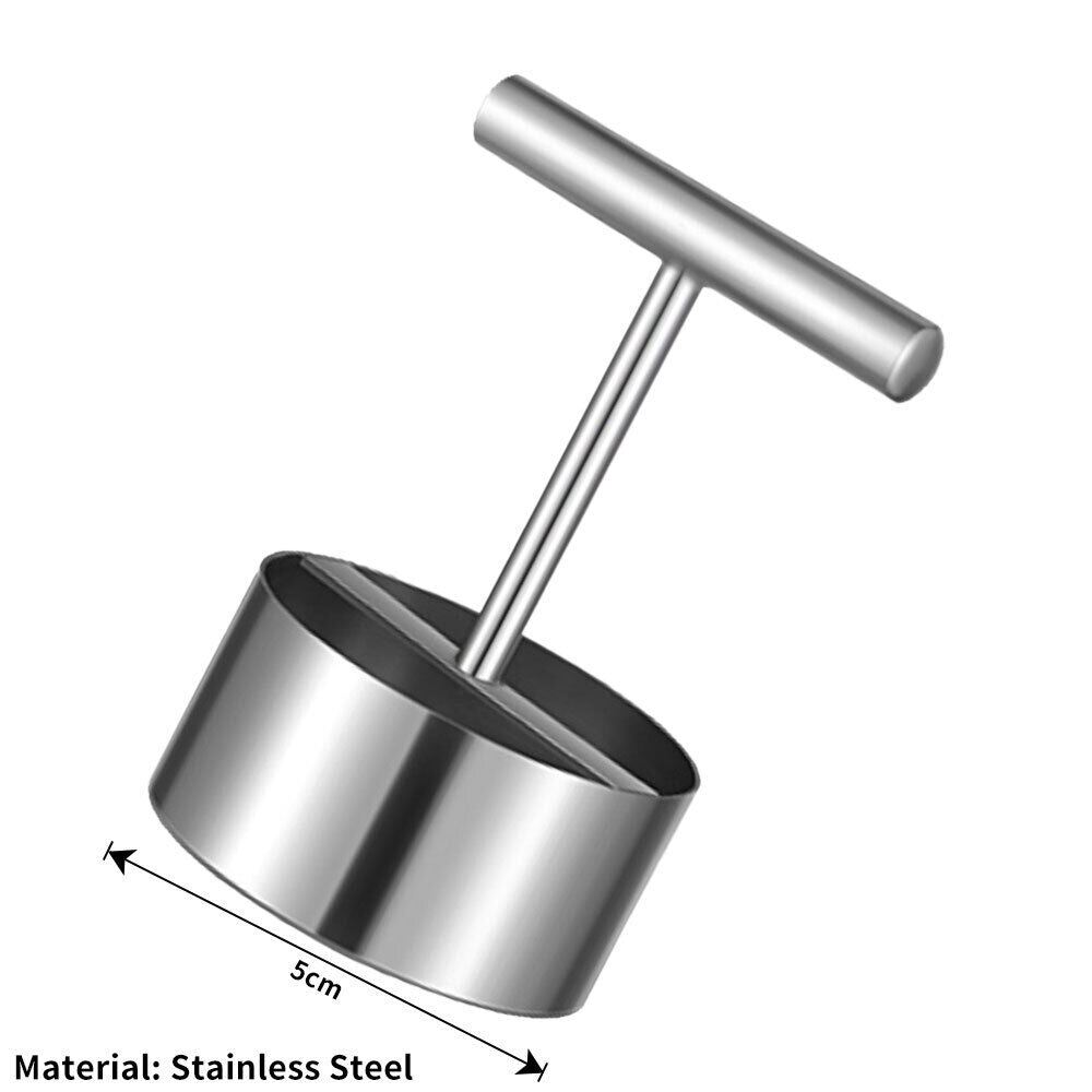 Stainless steel Belro apple and pear core separator kitchen tool with ergonomic handle for easy core removal.