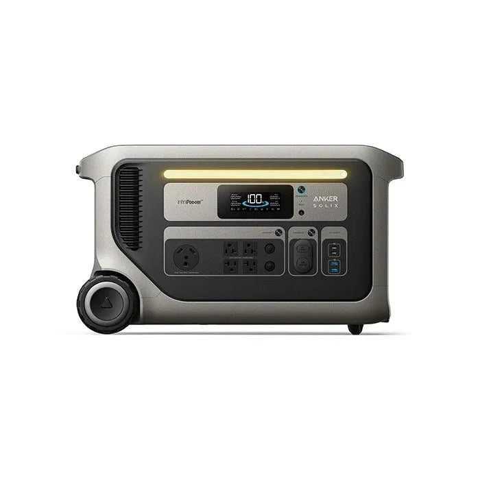 Casavibeo Anker SOLIX F2000 portable power station with multiple charging ports and compact design for outdoor use