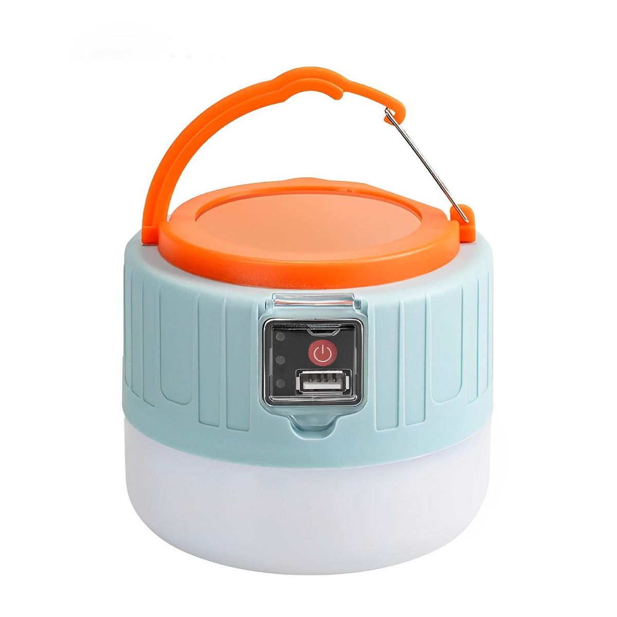 Belro camping lantern providing bright LED illumination, with a durable handle for outdoor camping and emergency lighting.