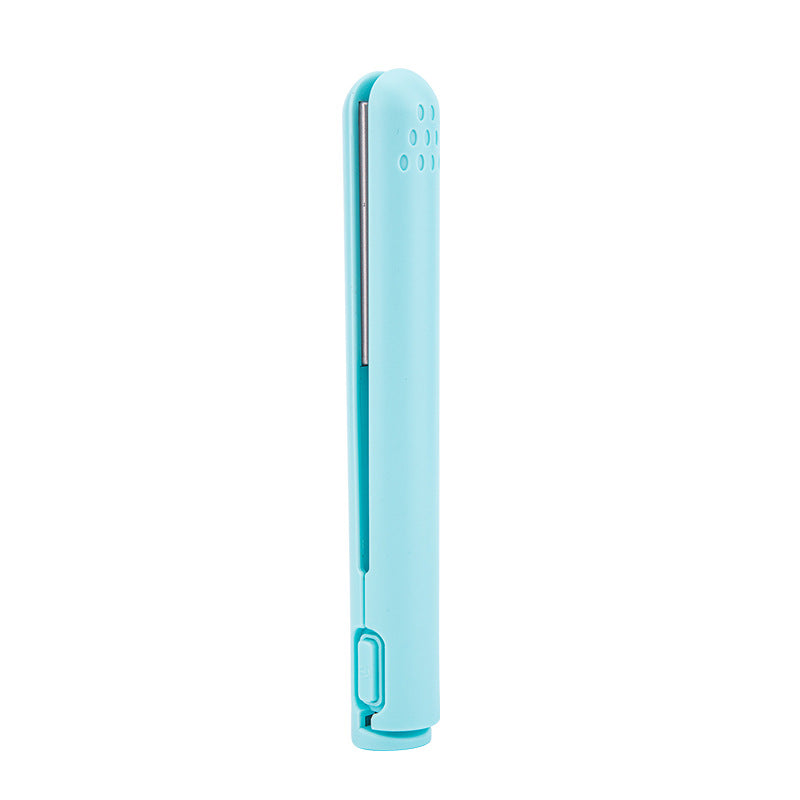 BowLift Mini 2-in-1 curling and straightening iron with ceramic coating, compact hair styling tool on a white background.