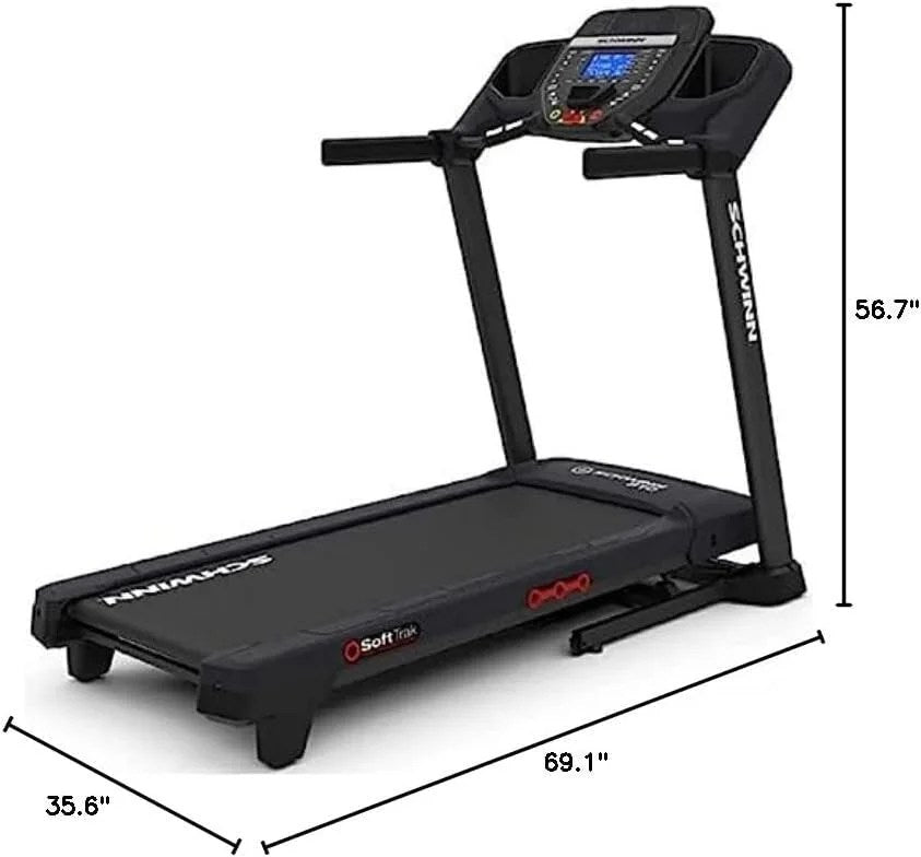 Casavibeo Schwinn 810 Treadmill with digital display, running belt, and control panel for home cardio workouts