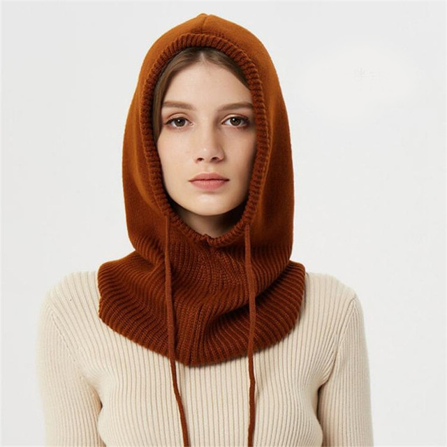 Belro cashmere winter knitted hat, soft beige winter accessory with ribbed design, perfect for cold weather warmth and style.