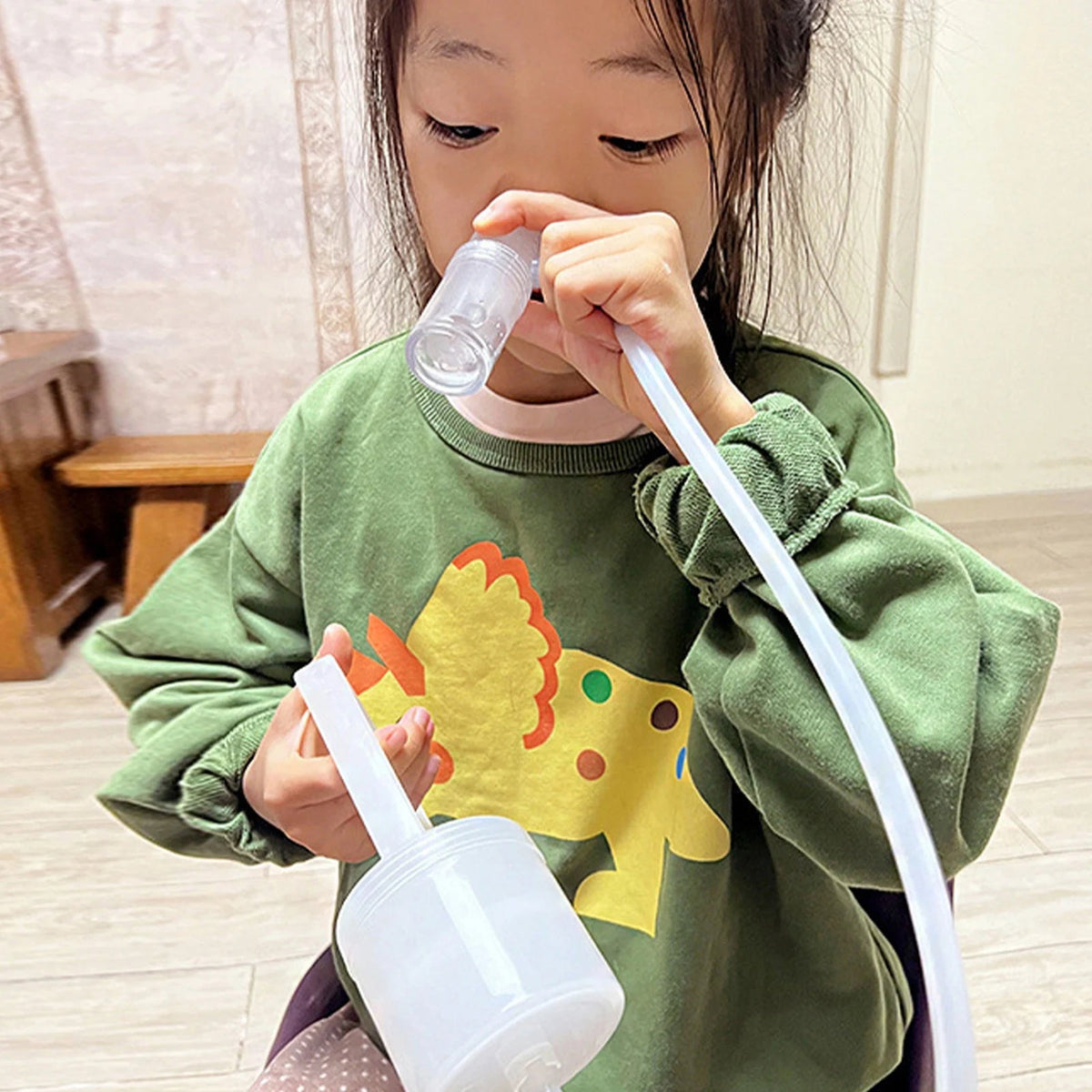 Belro infant nasal aspirator for newborns, baby nose suction device with soft tip for gentle nasal clearing.