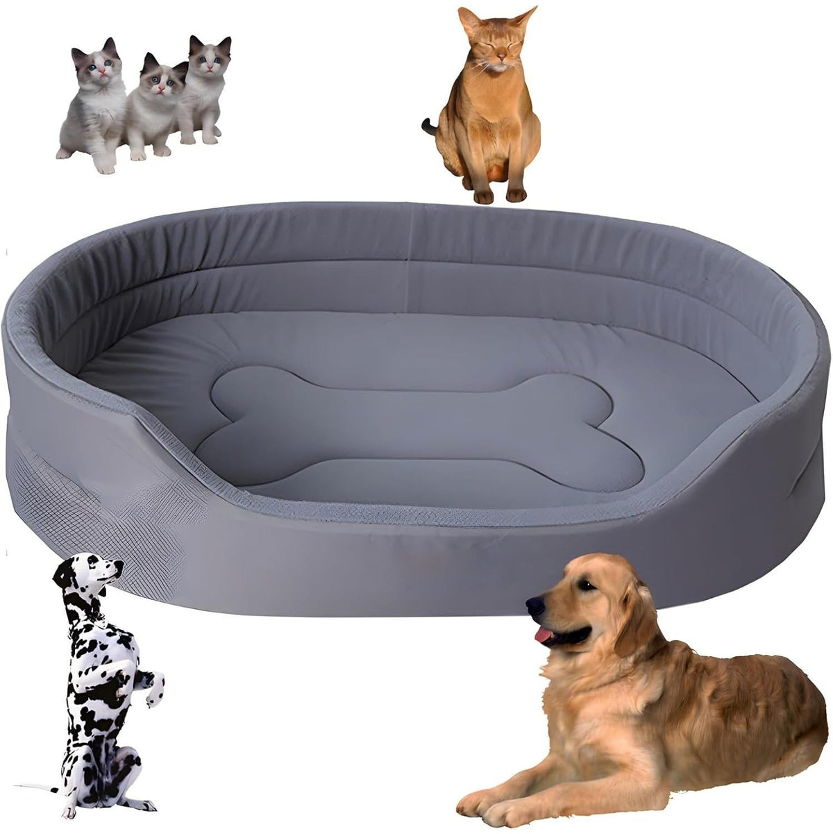 Belro eco-friendly pet bed with soft, sustainable fabric and cushioned interior for comfortable pet lounging.