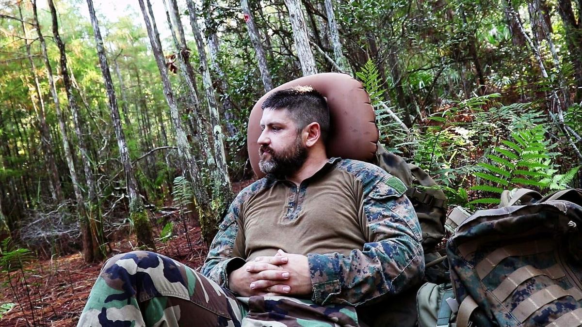 Belro backpacking and camping pillow designed for comfort during outdoor adventures, featuring a compact and portable form.