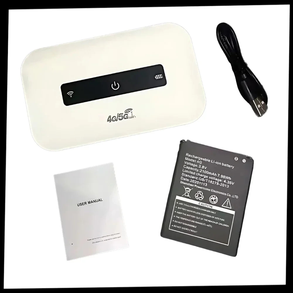 Belro Ultimate Portable Wi-Fi device for fast, reliable wireless internet on the go, featuring compact electronics design.