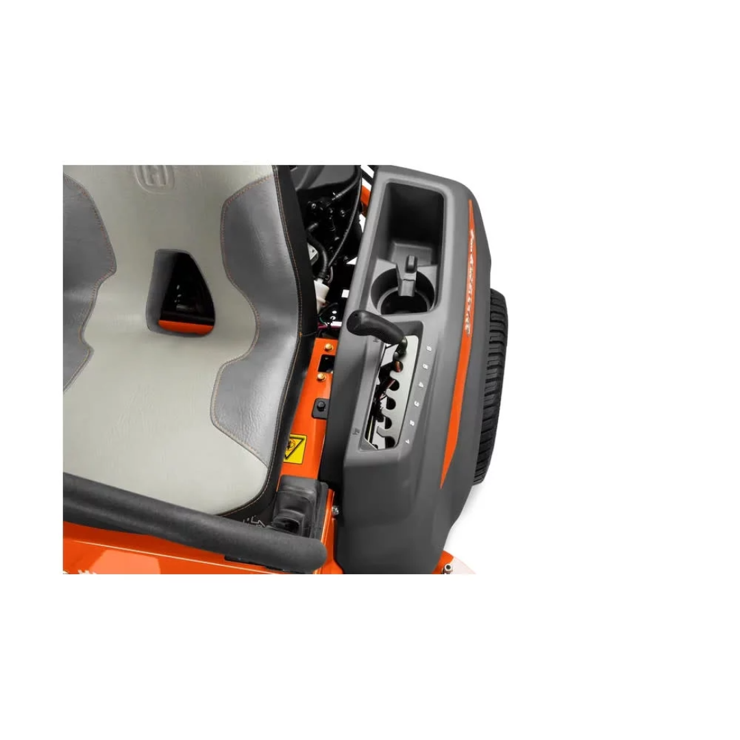 Husqvarna Z248F zero turn lawn mower with 48-inch cutting deck, 23 HP V-twin engine, and durable design.