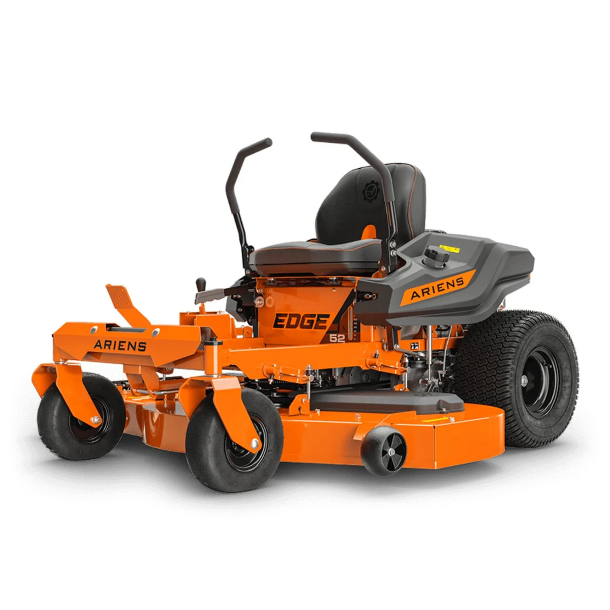 Ariens Edge 52 zero-turn lawn mower with 21.5HP Kawasaki engine, featuring a wide cutting deck and durable build.