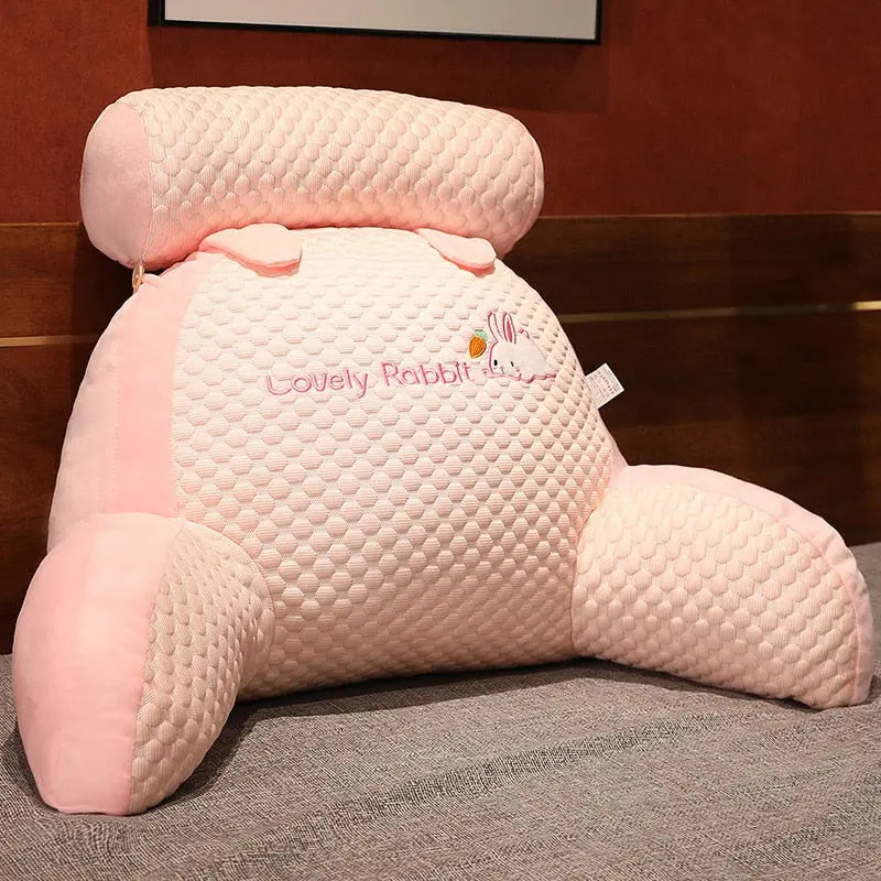 Soft Mivoza ergonomic wedge support pillow for back, neck, and leg comfort, ideal for home relaxation and support.