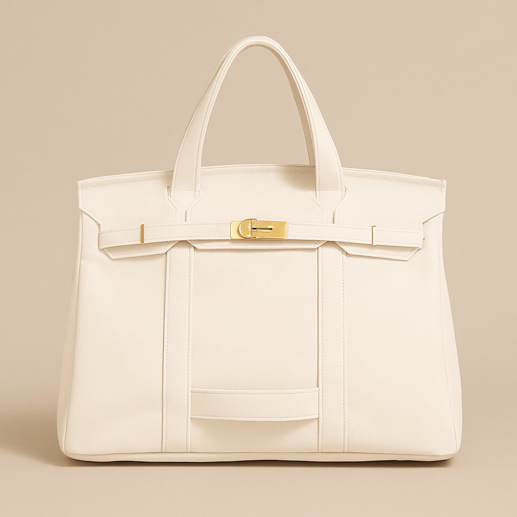 Handcrafted cotton canvas tote bag by BowLift with reinforced steel corners, durable and stylish for everyday use.