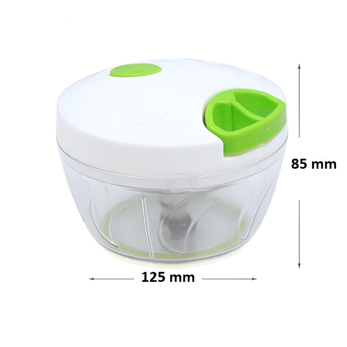 Belro manual mini chopper with stainless steel blades and compact design for easy kitchen food prep.