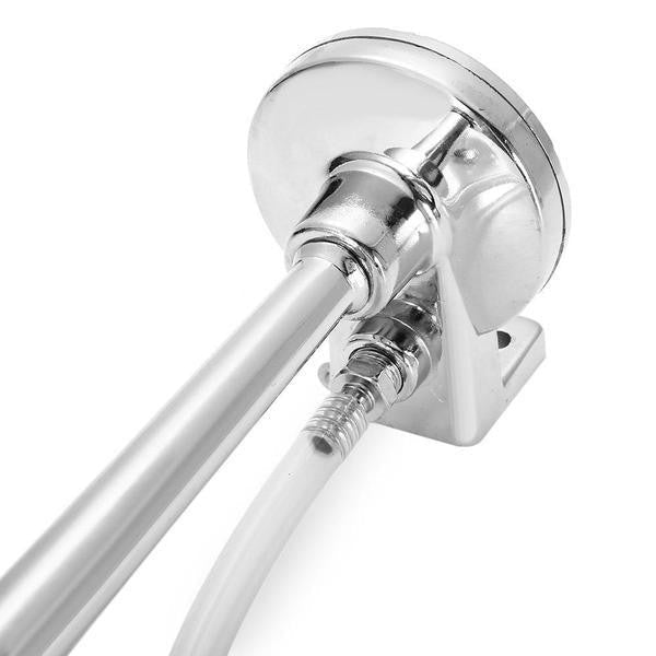 Belro 50 Db train horn with air compressor, electronic audio device, mounted on a vehicle for loud signaling.