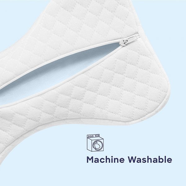 Belro memory foam leg pillow for health and beauty, showing a soft, contoured leg support cushion on a neutral background.