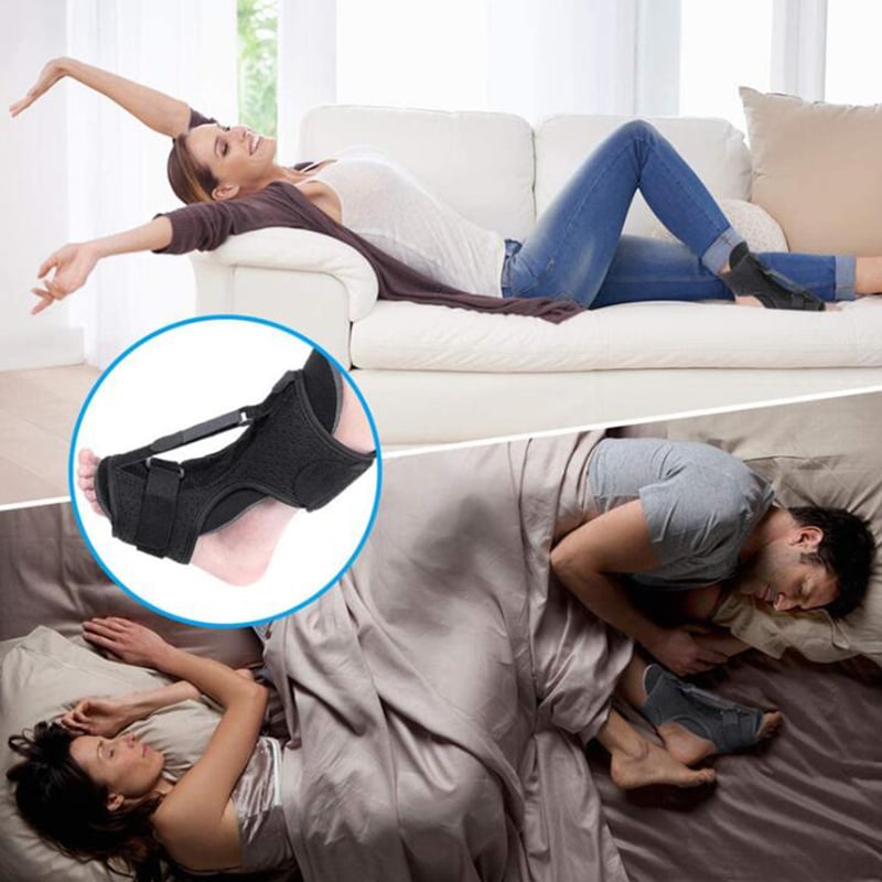 Belro Plantar Fasciitis Night Splint accessory with adjustable suspenders for nighttime foot support and comfort.