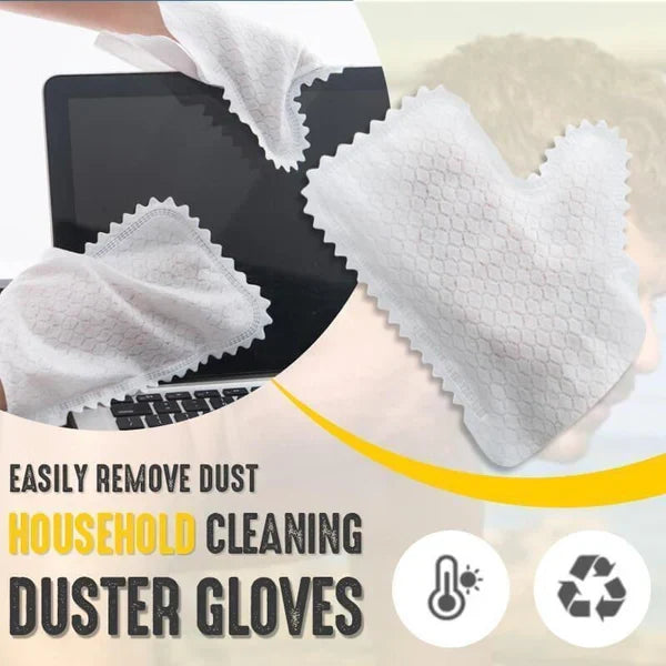 Belro dust removal gloves for home cleaning, showing comfortable fabric gloves designed for dusting and cleaning tasks.
