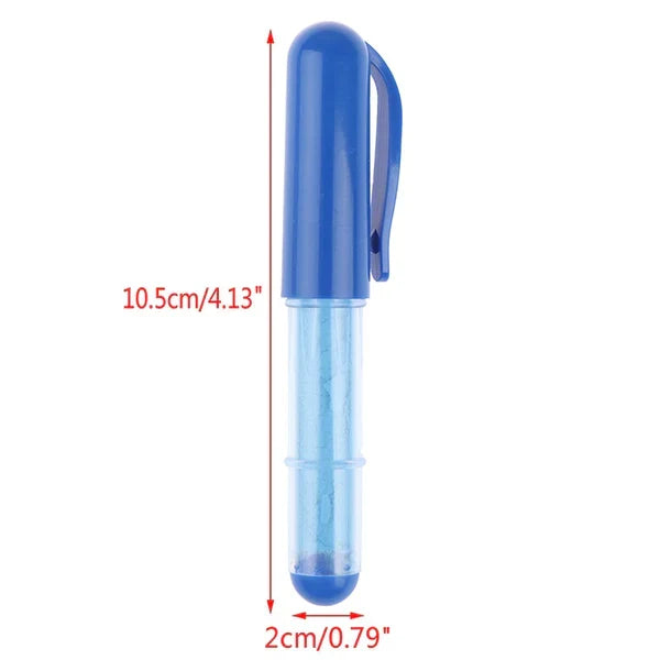 Set of four Belro cut-free fabric marker pens for men's clothing, with fine tips for detailed fabric and textile marking.