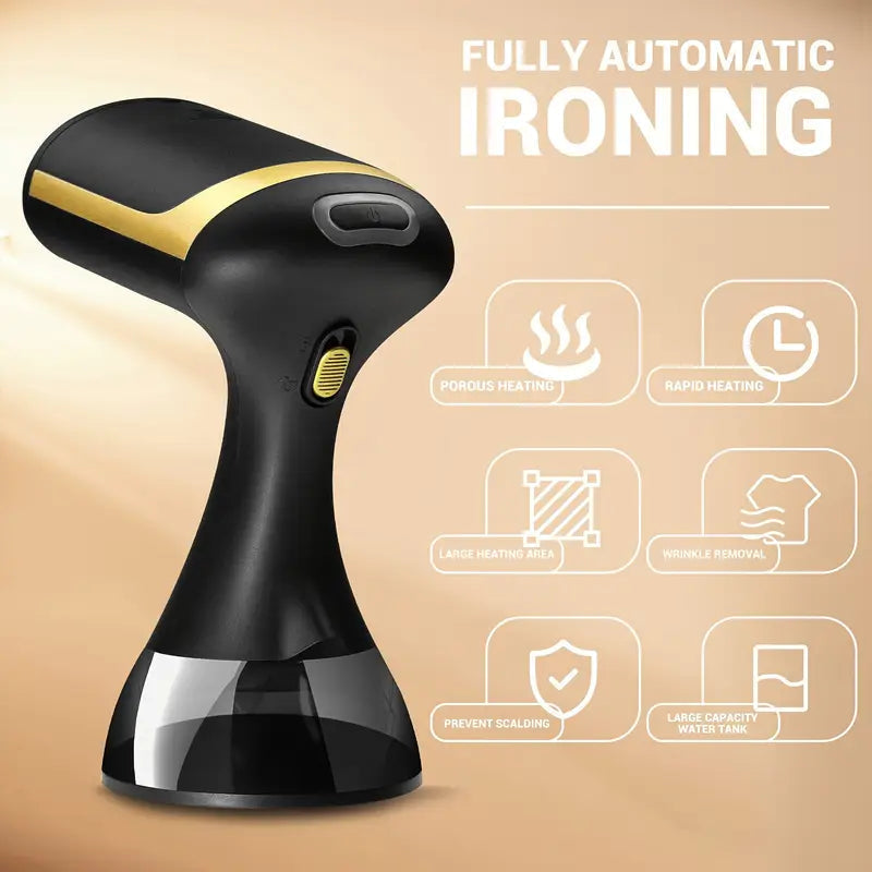 Belro portable garment steamer for men, compact device for quick and efficient clothing steaming and wrinkle removal.