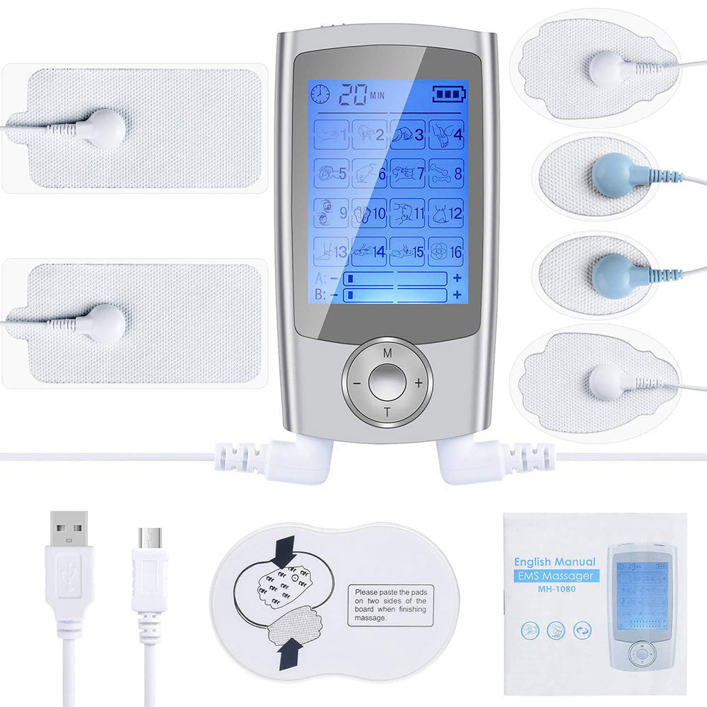 Belro Tens electrolysis machine with electronic controls and handheld applicator for pain relief and muscle therapy.