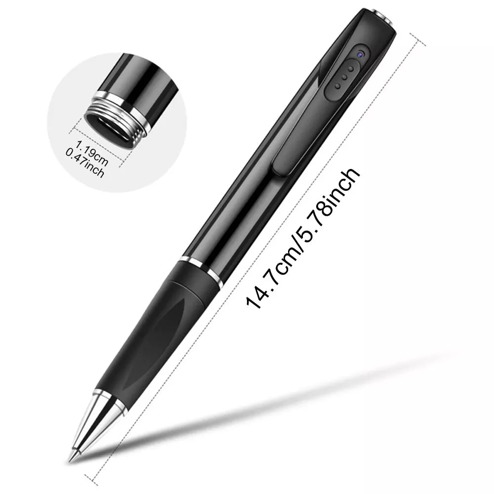 Belro Mini Camera Pen with 1080P HD video recording, wearable voice recorder, and discreet micro camera for security and conferences.