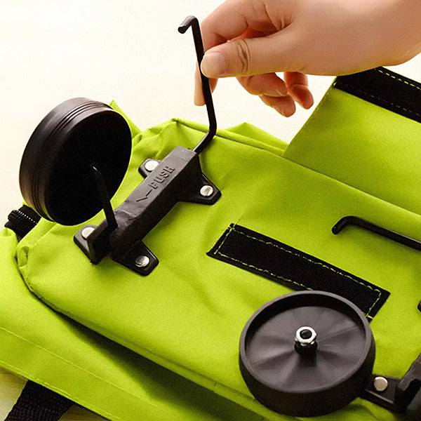 Belro foldable shopping cart with sturdy handle and spacious bag for convenient grocery carrying and storage.