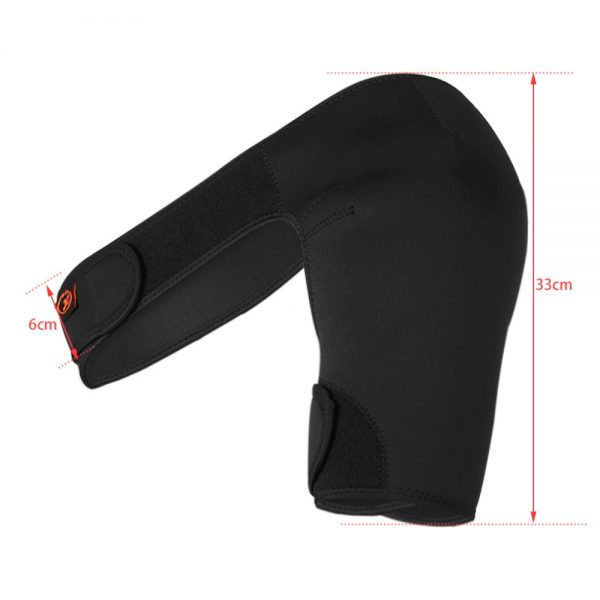 Belro shoulder support bandage worn around the shoulder, designed as an adjustable accessory belt for support and stability.