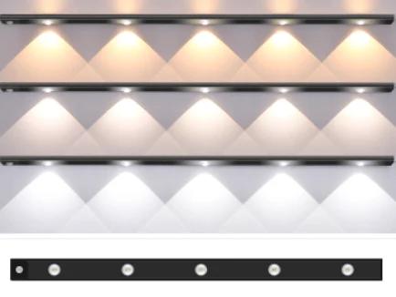Belro indoor LED motion sensor lamp mounted on wall, energy-efficient lighting for home and garden use.