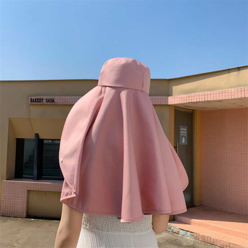 Belro wide brim sun protection shawl hat for women, stylish accessory with broad brim for sun shielding and fashion.