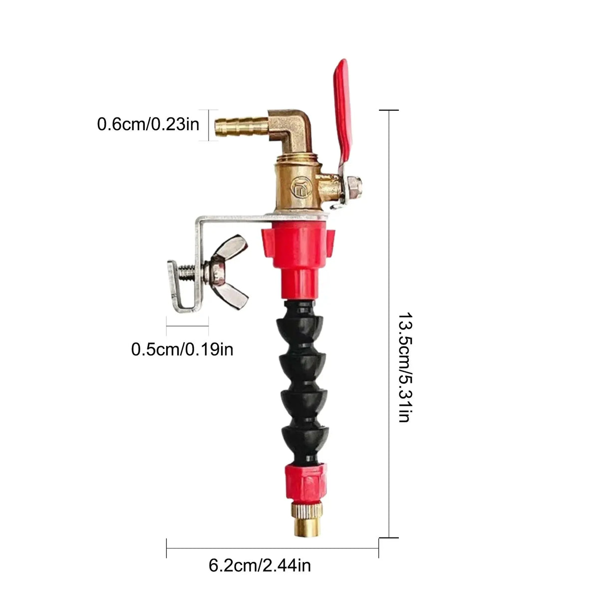 Mivoza water spray cooling device for cutting machines, ideal for dust control and precise cuts with grinders and workshop tools.