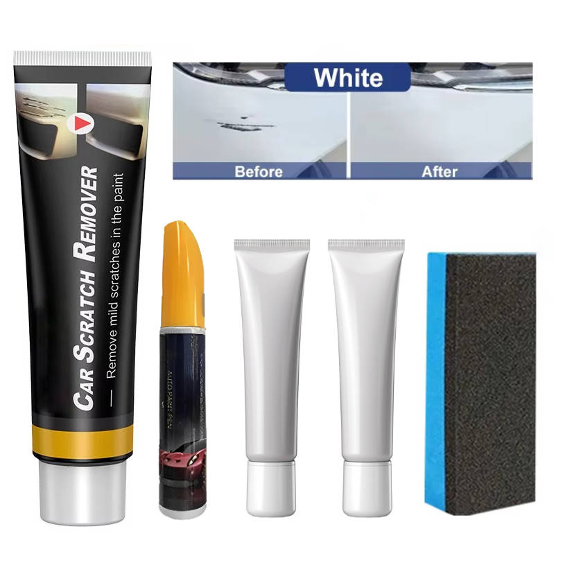 Belro Deep Scratch Repair Kit for cars, white repair products for home and garden decor, easy scratch removal tool.