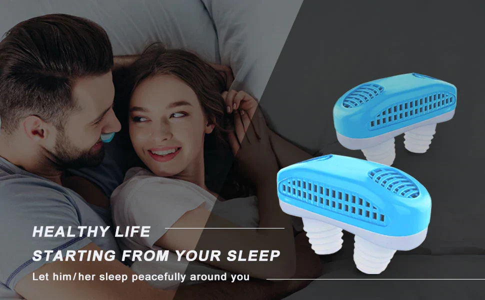 Belro Micro-CPAP device for anti-snoring relief, compact sleep aid with sleek design, ideal for comfortable sleep support