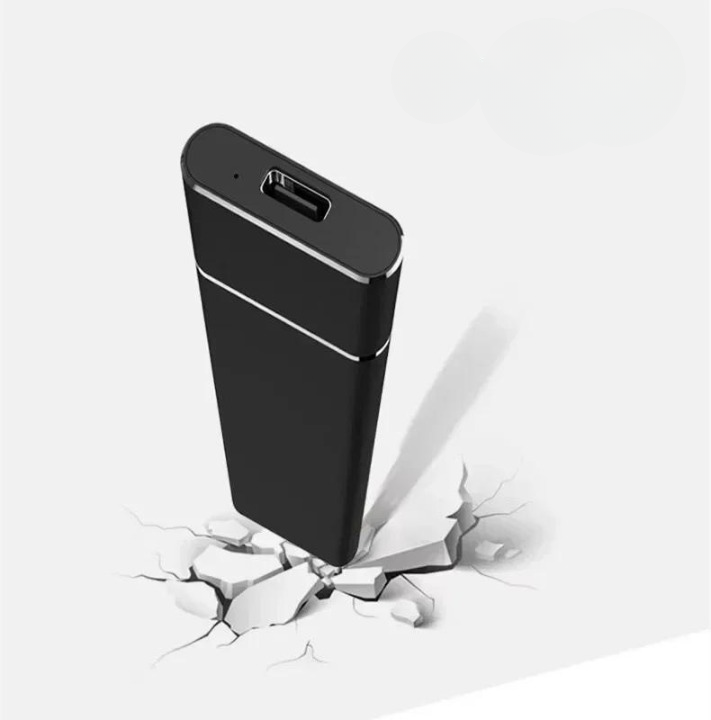 Mivoza 8TB external SSD with USB 3.1 Type-C aluminum case, portable fast storage device for quick data transfer and plug-and-play use.