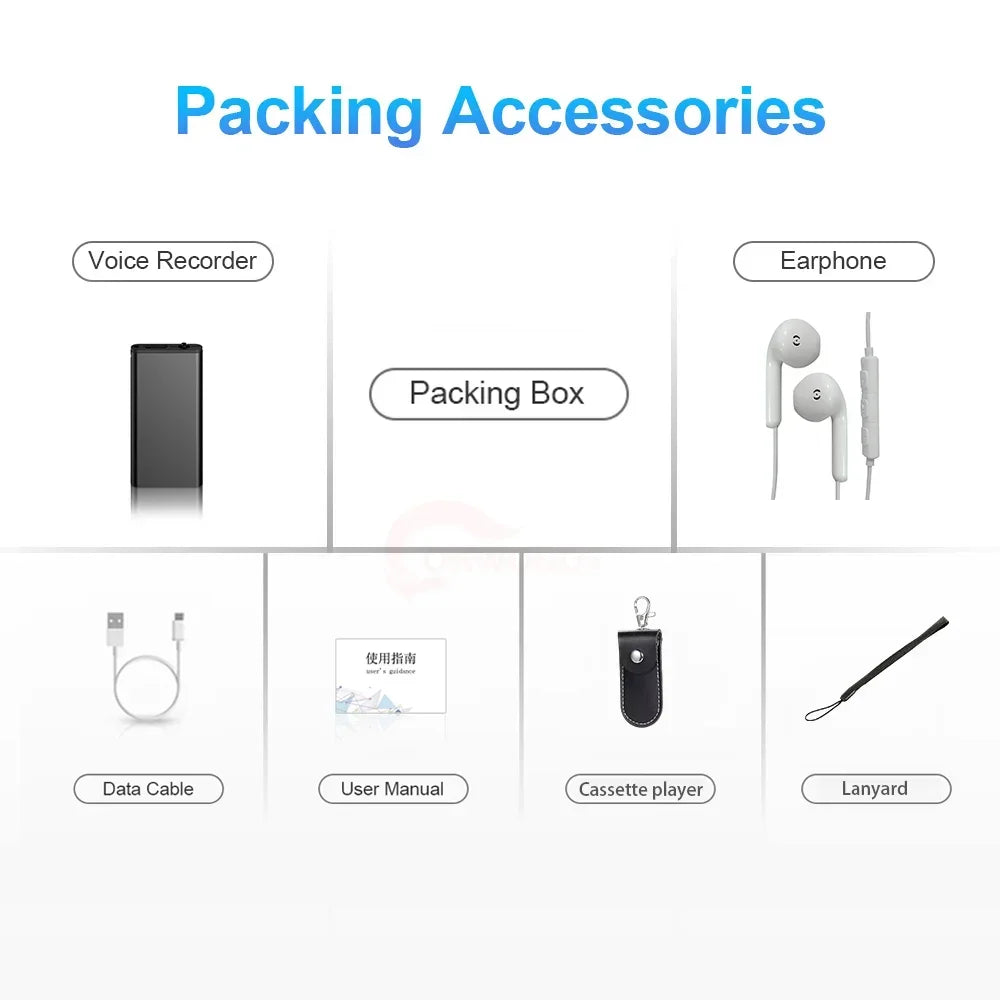 Mini Belro voice activated recorder with compact design and built-in microphone for clear audio recording