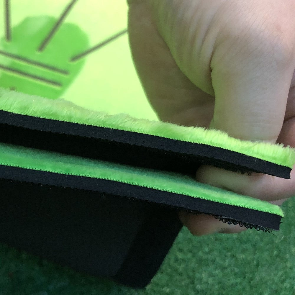 Belro golf outdoor swing mat on grass, designed for home and garden outdoor use, with a durable playing surface.