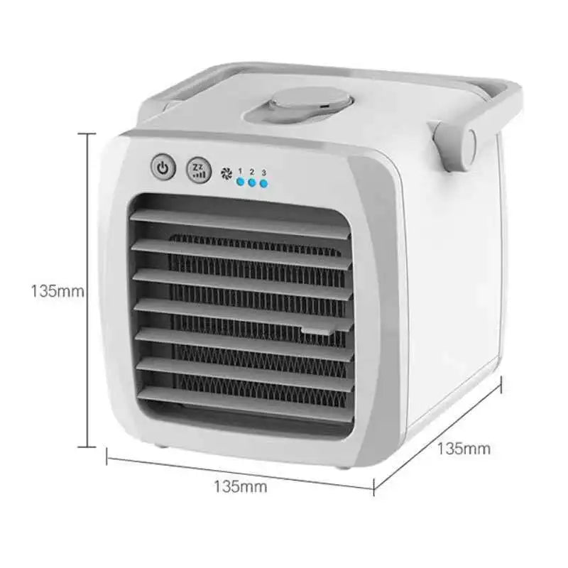 Belro 4-in-1 portable air conditioner with humidifier and purifier for outdoor home use, featuring sleek design and multiple functions.