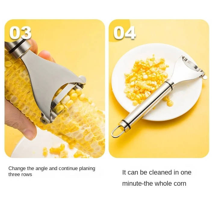 Belro Super Fast Corn Peeler with ergonomic handle and stainless steel blade for quick, efficient corn peeling in the kitchen.