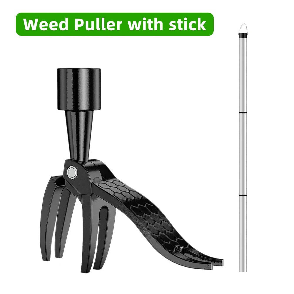 Belro stand-up weed puller tool for men, sturdy and ergonomic, designed for easy weed removal in outdoor garden areas.