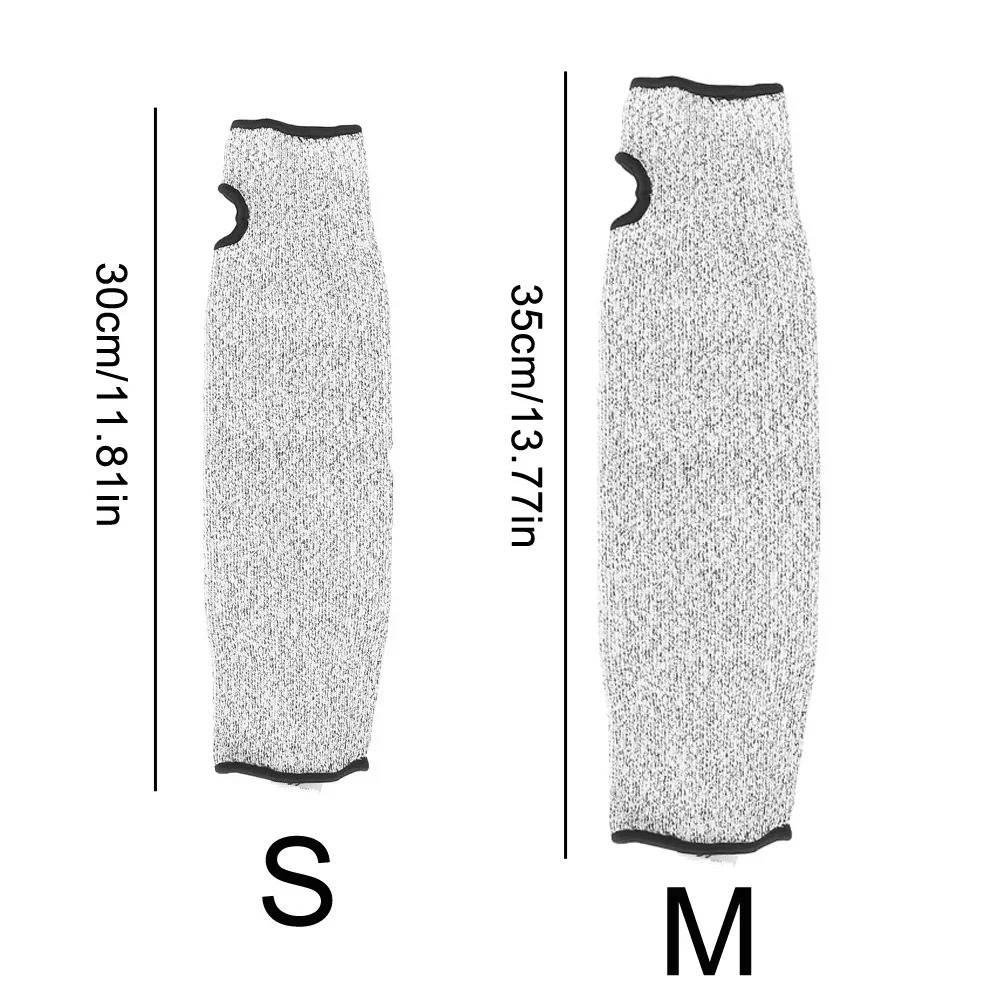 Belro cut resistant sleeves shown on a person’s arms, made of durable protective material for safety and cut prevention.