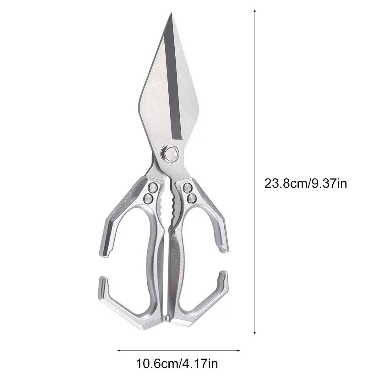 Belro kitchen shears with stainless steel blades and ergonomic handles, ideal for cooking and food preparation.