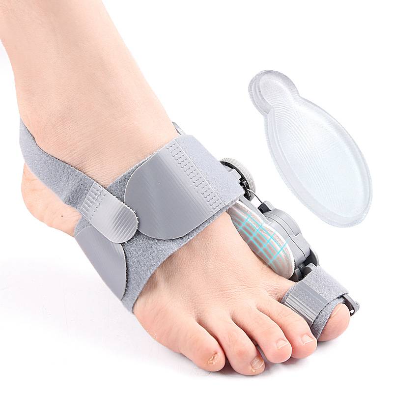 Belro Natural Bunions Corrector Toe Spacer showing clear silicone design for toe alignment and bunion relief.