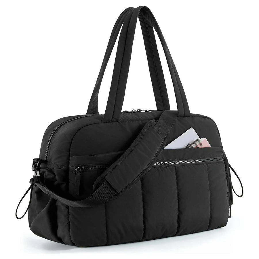 Belro women's toiletry bag with zipper closure, compact design, and multiple compartments for travel organization.