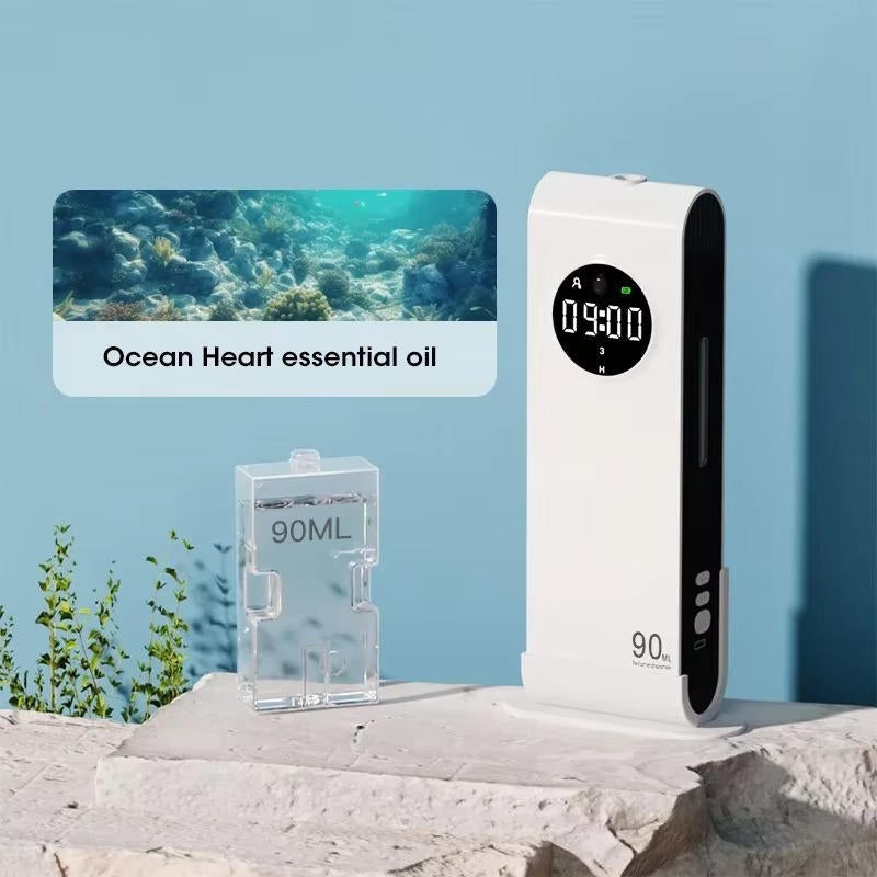 Belro automatic air freshener dispenser for health and beauty, sleek device designed to emit subtle, refreshing fragrance.