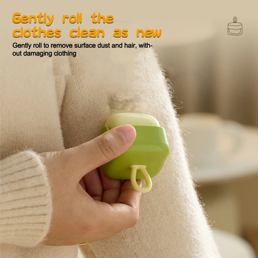 Belro Mini Travel Lint Roller for outdoor use, compact lint remover with adhesive strips for quick lint and pet hair removal.