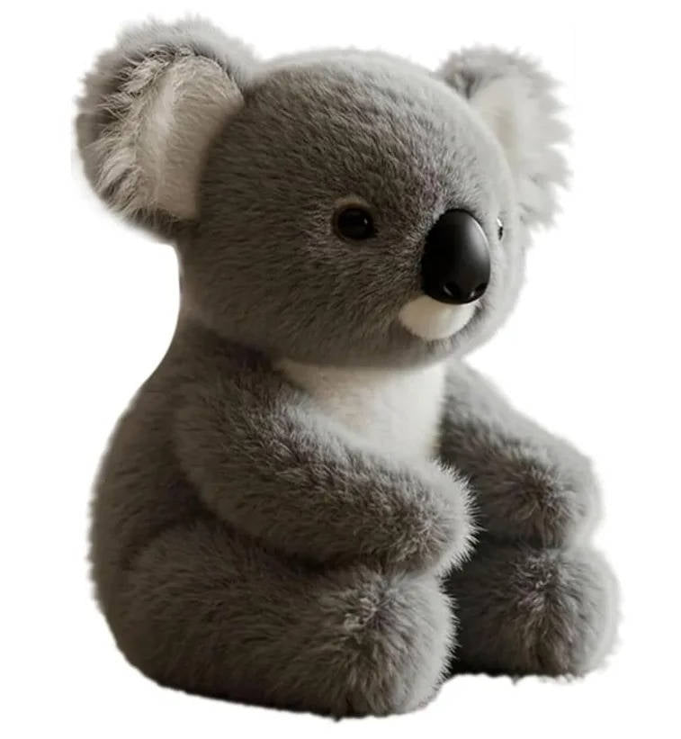 Belro realistic koala stuffed animal plush toy designed for anxiety and stress relief, soft and cuddly for comfort.