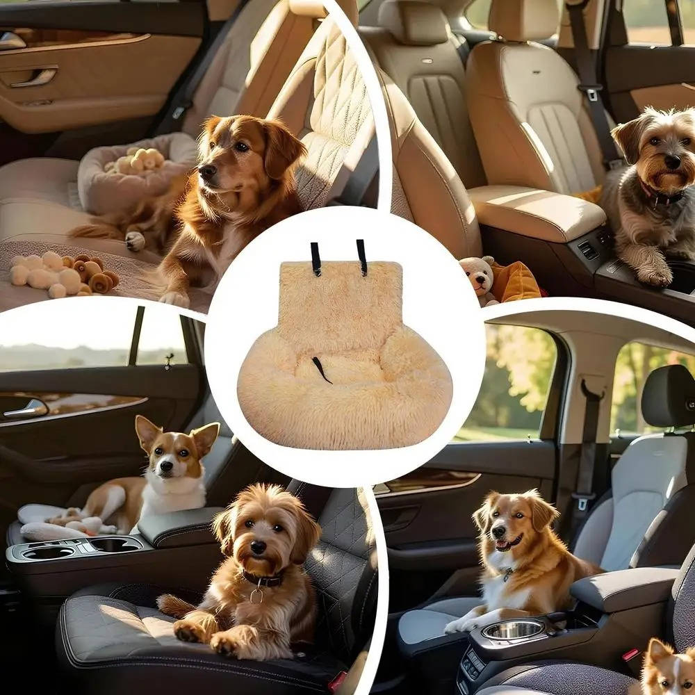 Belro protecting dog bed for car, automotive seat cover with waterproof fabric and non-slip backing for pet travel comfort.