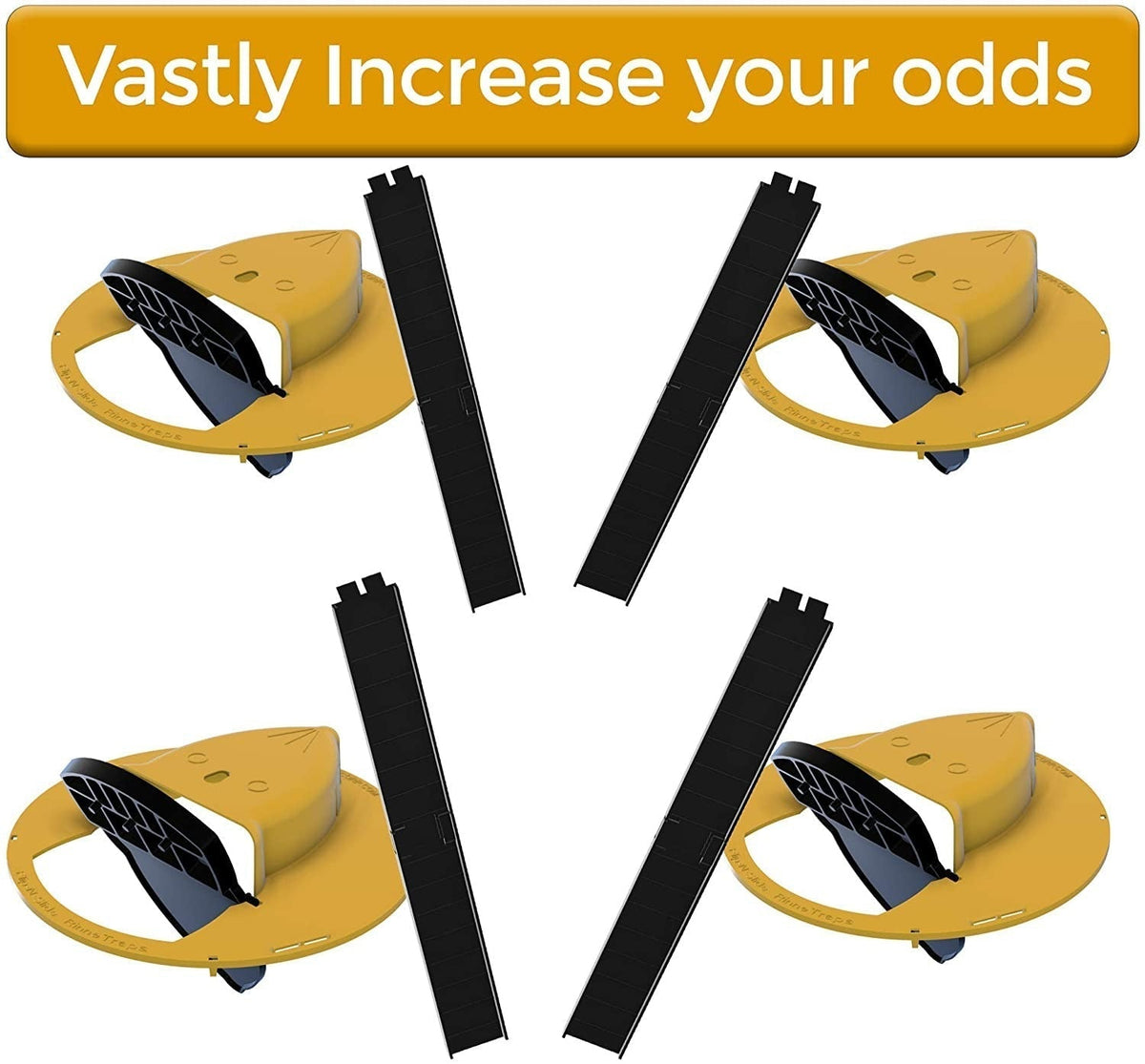Belro Premium Bucket Lid Mouse Trap set on outdoor surface, designed for pest control in home and garden environments
